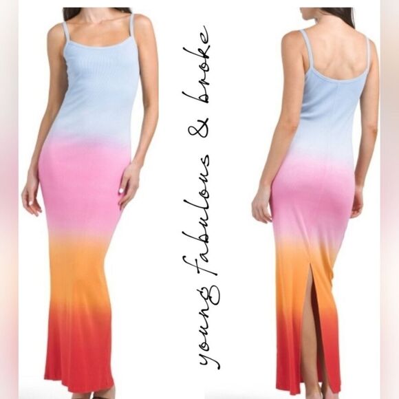 Young Fabulous & Broke Dresses & Skirts - YFB Tula Ombra Maxi Dress